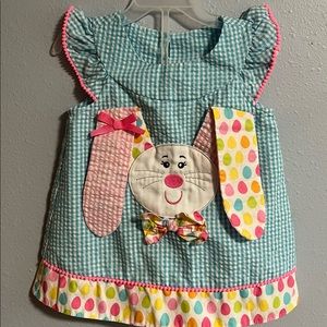 Rare Editions Toddler Girl Easter Bunny Dress. Size 2T. In great condition.